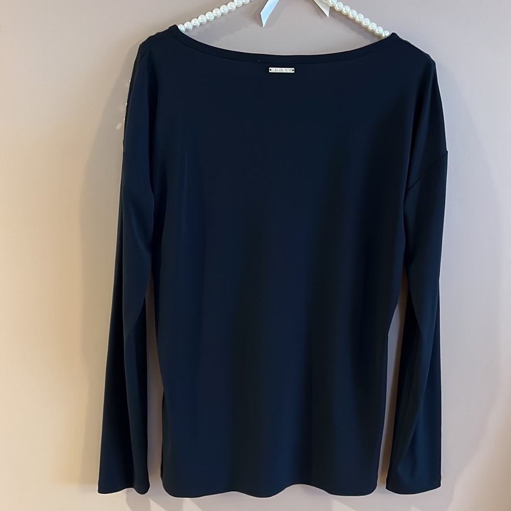 Michael Kors Long Sleeve Embellished Top - Picture 3 of 8